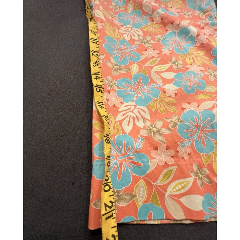 Bechamel Petite Hawaiian Floral‎ Capris Women’s Size Petite Medium - Picture 9 of 10